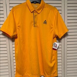 Reebok Men's Orange Polo Shirt